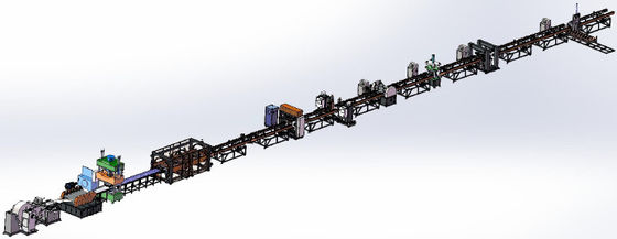 Trintfar Steel Panel Radiator Production Line Độ dày vây tùy chỉnh