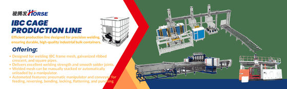 Dòng sản xuất lồng thùng IBC