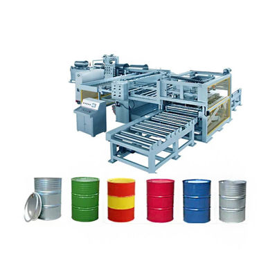 Dây chuyền sản xuất phuy thép 200L, vận hành bởi 11 người