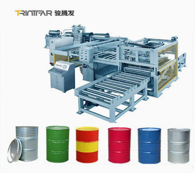 Dây chuyền sản xuất phuy thép 200L, vận hành bởi 11 người