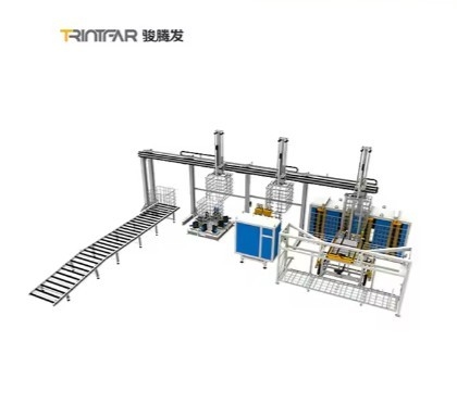 Dây chuyền sản xuất tự động hoàn toàn uốn cong giá đỡ thùng IBC
