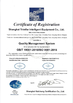 Trung Quốc Shanghai Trintfar Intelligent Equipment Co., Ltd. Chứng chỉ