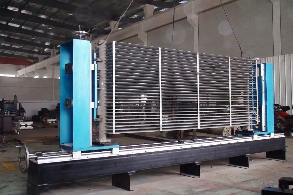 Dây chuyền sản xuất tự động hàn vây tản nhiệt dầu biến áp phân phối tường vây sóng làm mát 12