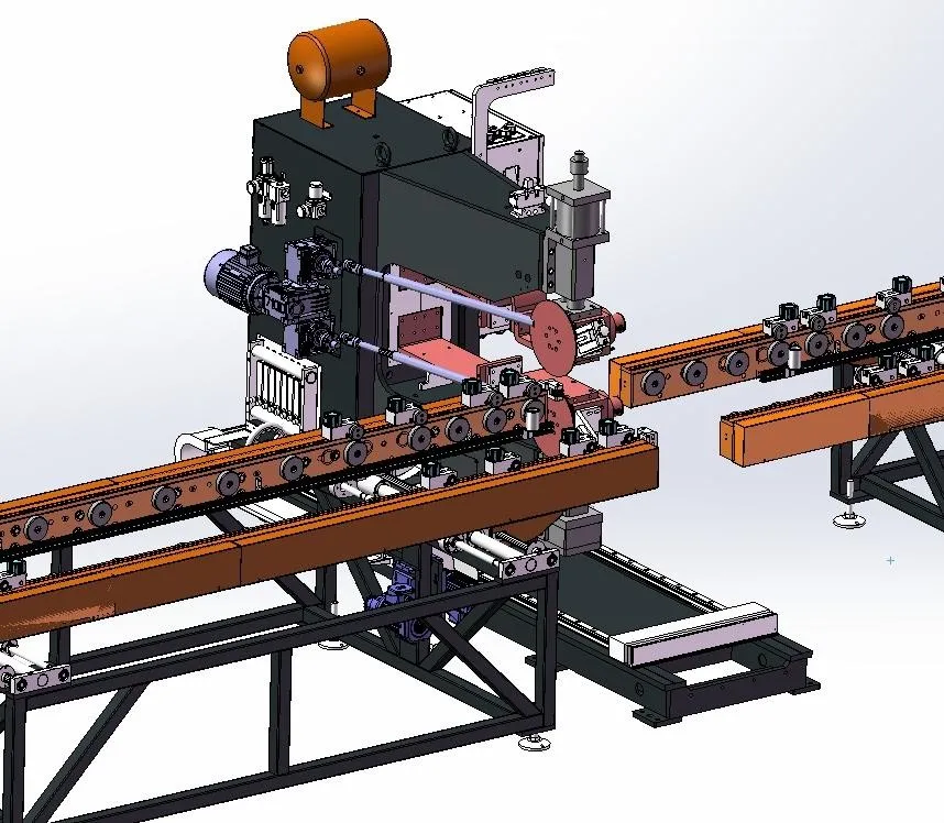 Dây chuyền sản xuất tự động cho cánh tản nhiệt máy biến áp 8