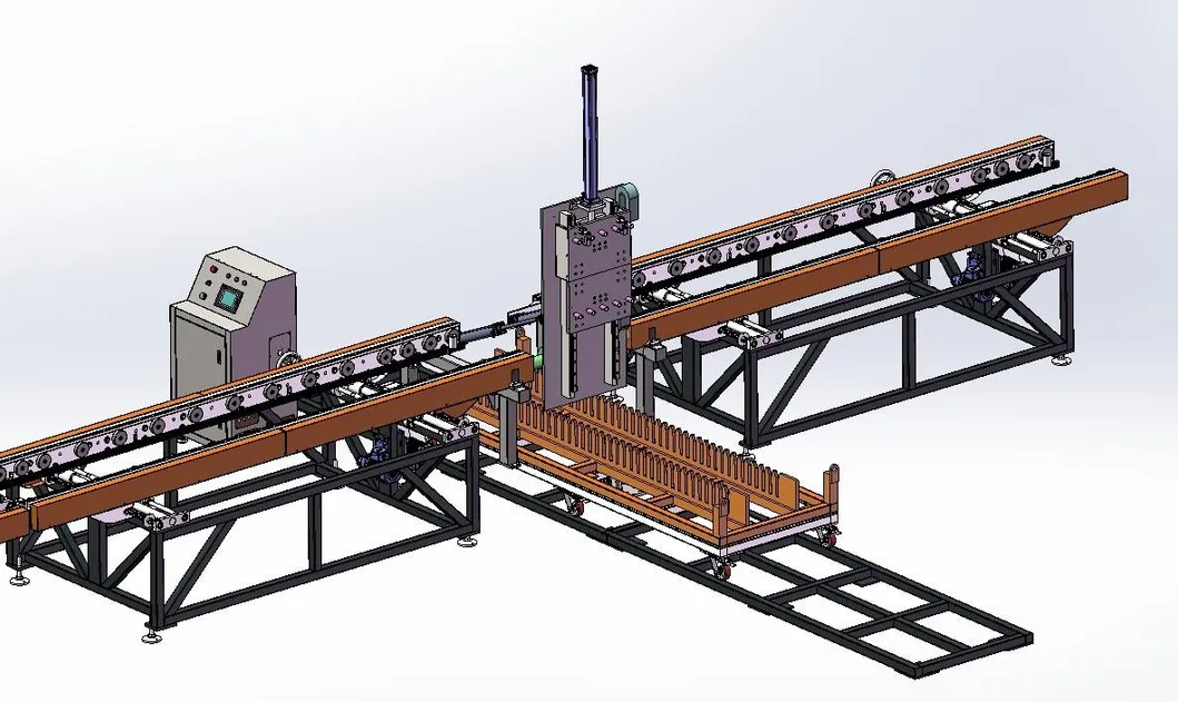 Dây chuyền sản xuất tự động cho cánh tản nhiệt máy biến áp 11