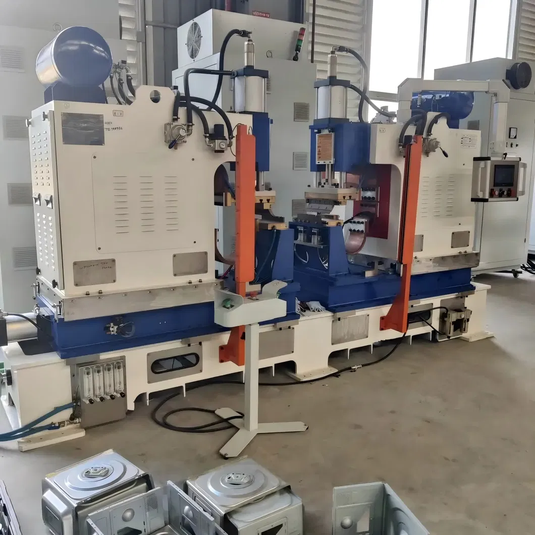 Đường dây sản xuất lò máy hàn giá đỡ ủi 2